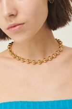 Lorena Bold Ball Chain Necklace - Image 3