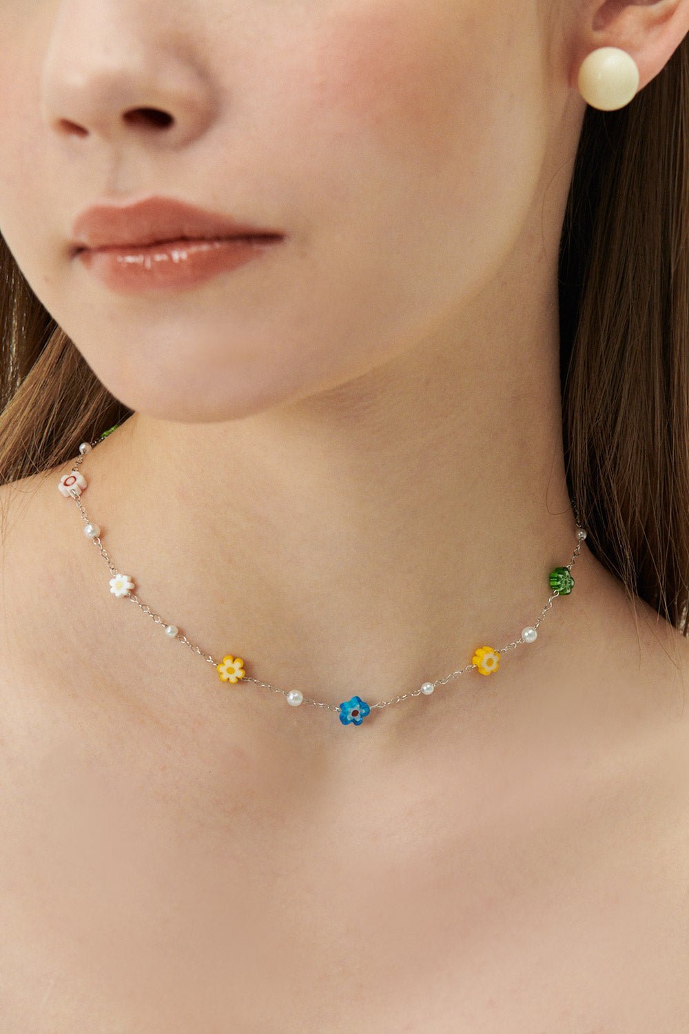 220504_0038.jpg Irena Flower Beads Necklace - Image 1