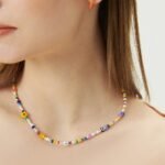 Irine Flower and Beads Necklace