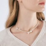Faux Pearl Bow Necklaces