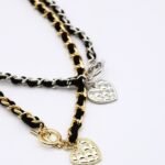 Black Chain Heart Necklace