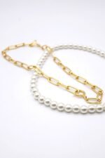 Aerin Pearl Chain Layered Necklace - Image 7