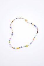 Irine Flower and Beads Necklace - Image 4