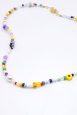 Irine Flower and Beads Necklace - Image 6