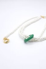 Cailin Faux Pearl Necklace - Image 4