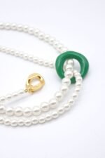 Cailin Faux Pearl Necklace - Image 2