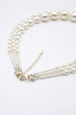 Layered Faux Pearl Necklace - Image 4