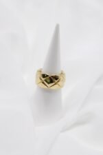 Quilted Statement Ring - Image 2