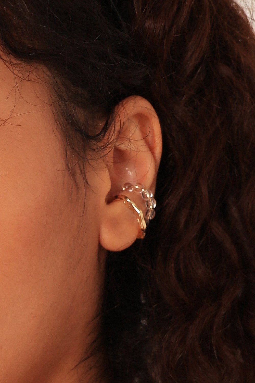 IMG_6836_8812e82b-4ba4-4349-b87b-143eca03f6cf.jpg Golden Ear Cuff 2-Piece Set - Image 1