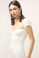 XL Faux Pearl Hoop Earrings - Image 3