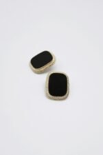 Statement Jewel Stud Earrings - Image 5