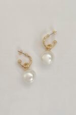 Faux Pearl Ringering Earrings - Image 5