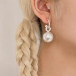 Faux Pearl Ringering Earrings