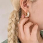 Pearly Plate Earrings
