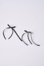 Faux Pearl Ribbon Earrings - Image 3